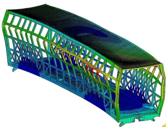 Deformation materiel roulant