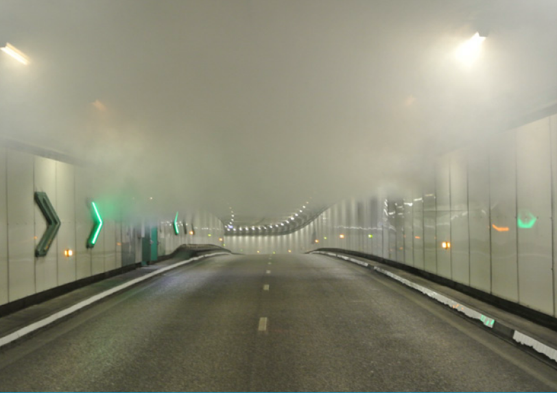 Essai enfumage une gare